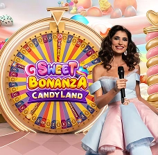 Transmisja na żywo Sweet Bonanza CandyLand w Mostbet: kręć kołem i aktywuj gry bonusowe Candy Drop oraz Sweet Spins